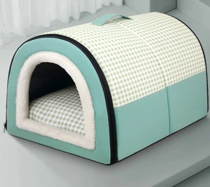 Cama Dobrável Quente para Gatos e Cães Pequenos